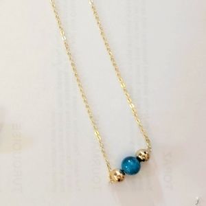 Blue Apatite Necklace